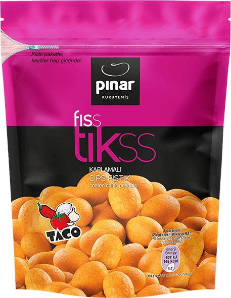 Pınar Kuruyemiş Kaplamalı Cips Fıstık 170g